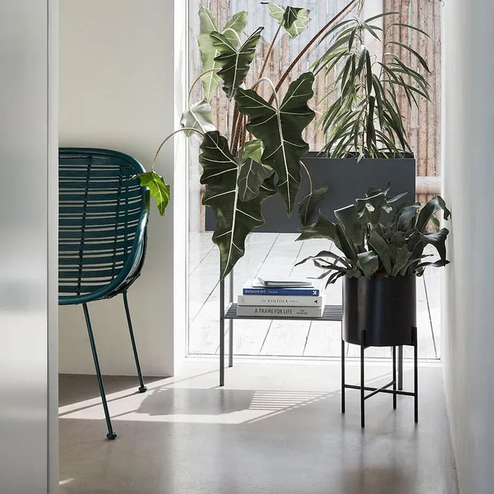 Hübsch Interior - Pot à plantes avec support, lot de 2